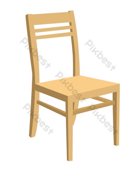 Dining Chair With Wooden Backrest Png Images Psd Free Download Pikbest
