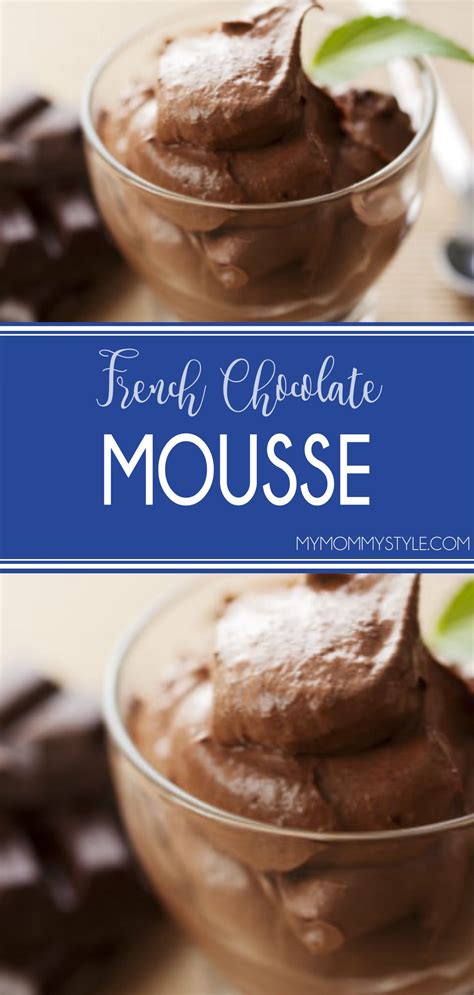 A simple way of making a chocolate mousse in just 15 minutes without egg. French Chocolate Mousse recipe that will wow any crowd