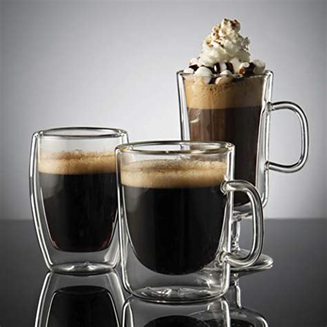 luigi bormioli double walled irish coffee mugs 8½ oz 2 pack insulated tea glasses drinking