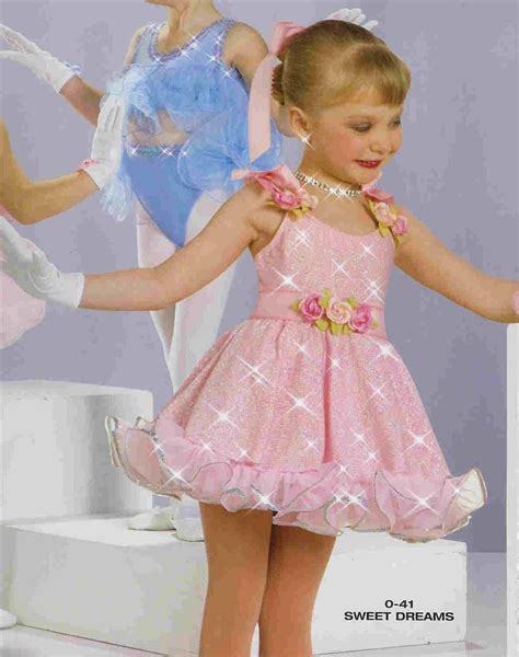 Ballet Dance Costume Tap Artstone Baby Doll Pageant Dress Sweet Dreams