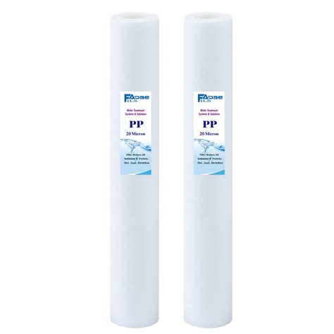 20 Micron Whole House Sediment Water Filter Cartridges 2 1 2 Od X 20