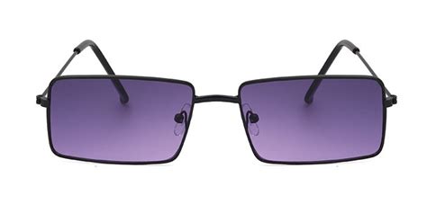 Alf Purple Tinted Rectangle Sunglasses S17a3273 ₹999