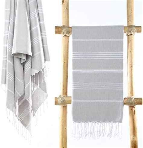 Cacala Lightweight And Thin Turkish Beach Towel Cotton Sand Free