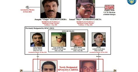 Eeuu Agrega Nuevos Miembros Del Cartel De Sinaloa A Su Lista De Capos