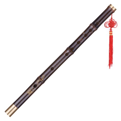 Professional Black Bamboo Dizi Flute Traditional Handmade Chinese