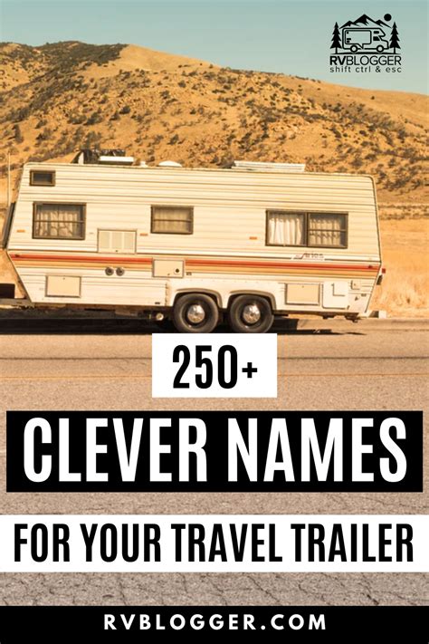 250+ Perfect Names for Your RV or Travel Trailer | Vintage travel