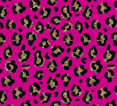 22 Glitter Leopard Print Wallpapers Wallpapersafari