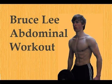 He was flexible, quick and had an amazing strength to weight ratio. Bruce Lee Personal Abdominal Workout: Remake in HD! - YouTube