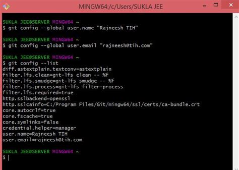 Git Config Command Git Config Command Examples