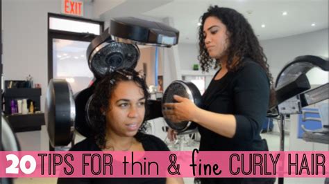 20 Tips For Thin And Fine Curly Hair All Things Ada Youtube