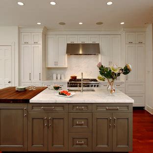 See how a standalone kitchen island can add storage, style, and extra seating. Grey Brown Kitchen Ideas & Photos | Houzz
