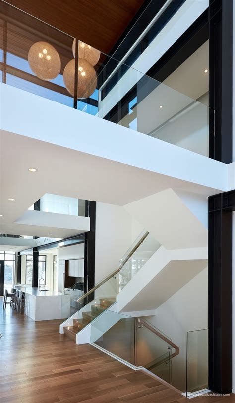 Modern Seamless Glass Railing Specialized Stair And Rail Glass Railing Glass Railing Stairs
