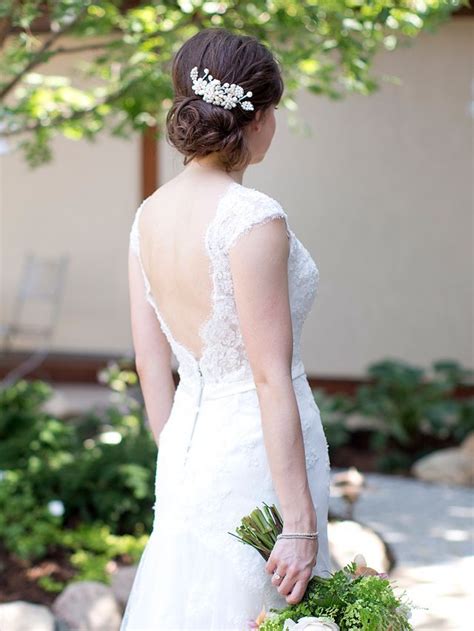 You will look way more beautiful, if the hairstyle is paired with a long gown. 16 Wedding Hairstyles for Long Hair With Hairpins ...