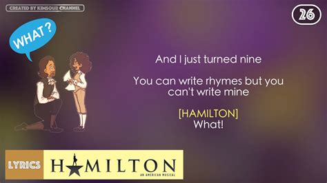 26 Hamilton Take A Break Video Lyrics Youtube