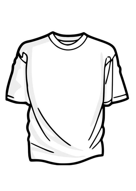 T Shirt Coloring Page At Free Printable Colorings