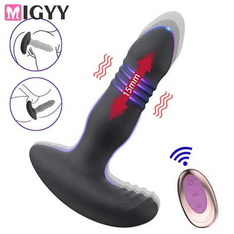 Wireless Remote Control Prostate Massage Anal Plug Vibrators Sex Toys