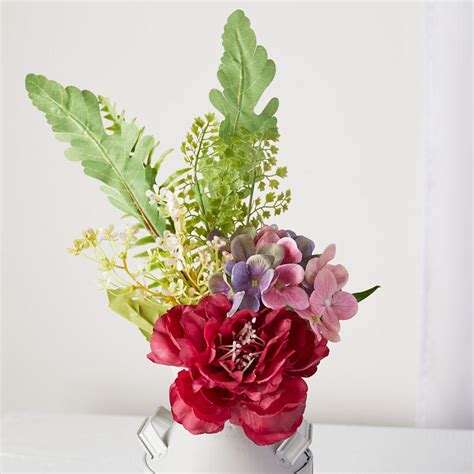 Check spelling or type a new query. Burgundy Artificial Hydrangea Bouquet - Spring + Summer ...