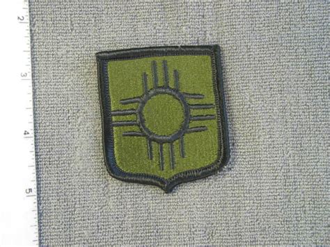 1985 Tioh Army Institute Of Heraldry Sample New Mexico National Guard