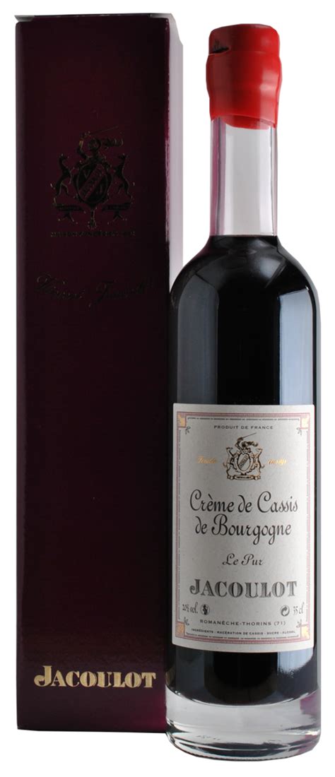 35 cl LE PUR CREME DE CASSIS Lâme du fruit Maison Jacoulot depuis