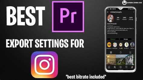 Youtube suggests uploading your video in the same frame rate in which the video was recorded. Best Adobe Premiere Pro export settings for Instagram ...