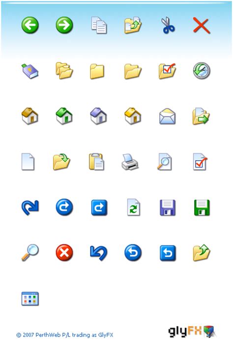Glyfx Icons Toolbar Images Splash Screens Logos For Software