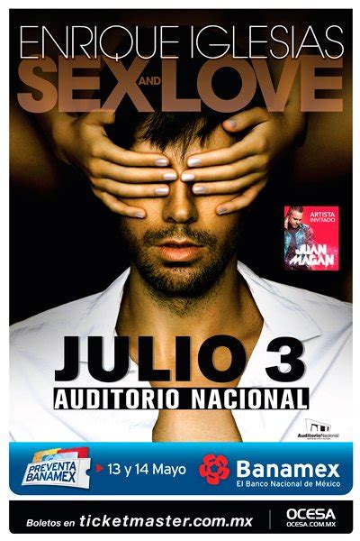 Enrique Iglesias Regresa A M Xico Con Su Sex And Love Tour Ntcd