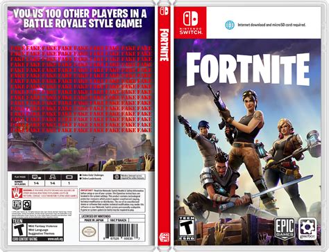 For the cave dwelling, island castaways. Fortnite Nintendo Switch Box Art Concept - Nintendo Switch ...