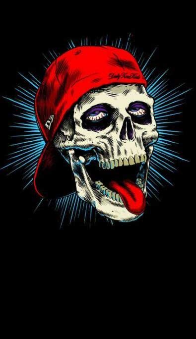 46 New Ideas For Hat Drawing Backwards Skull Wallpaper Thug Life