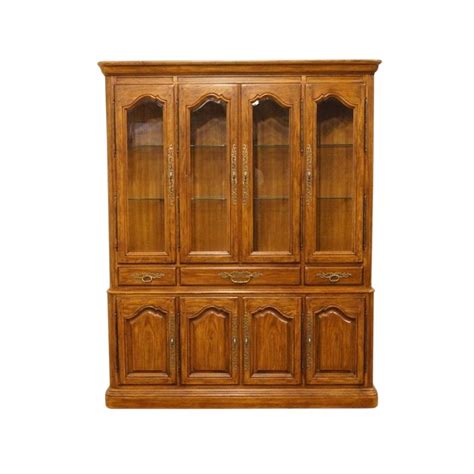 Matching dining table with 8 chairs and credenza under separate listings. Late 20th Century Vintage Drexel Heritage French Country ...