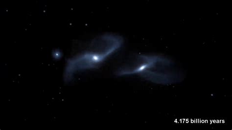 Collision Between The Milky Way And Andromeda Galaxy Nasa Video Youtube