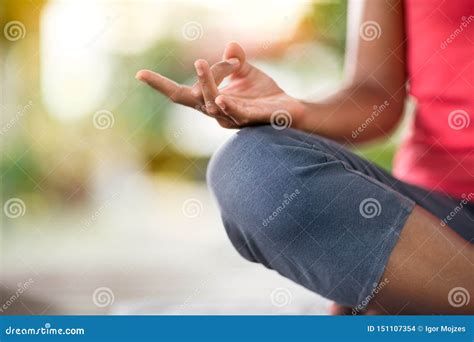 Yoga Hand Position During Meditation Stock Photo Image Of Asia
