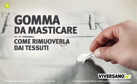 Come Togliere Una Gomma Da Masticare Dai Vestiti E Dai Tessuti