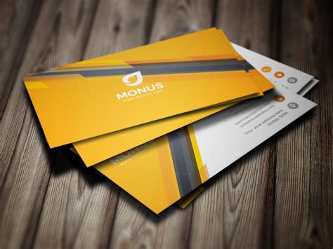 Awesome Corporate Business Card Design Template Graphic Mega