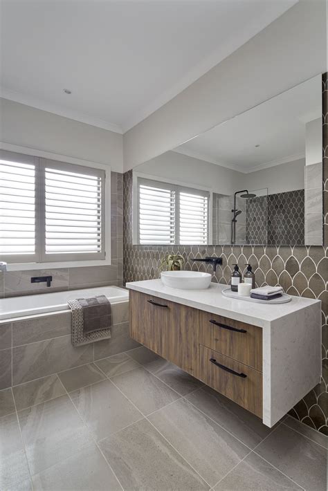 Mink Tones And Fish Scale Tiles In The Designer By Metricon Bohemian