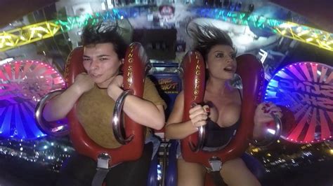 Girls Passing Out Funny Slingshot Ride Compilation Youtube
