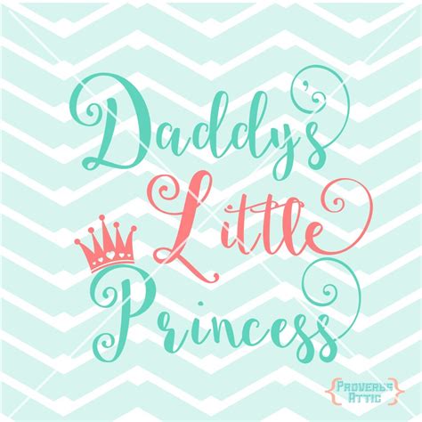 daddy s little princess vinyl wall art decal girl s etsy