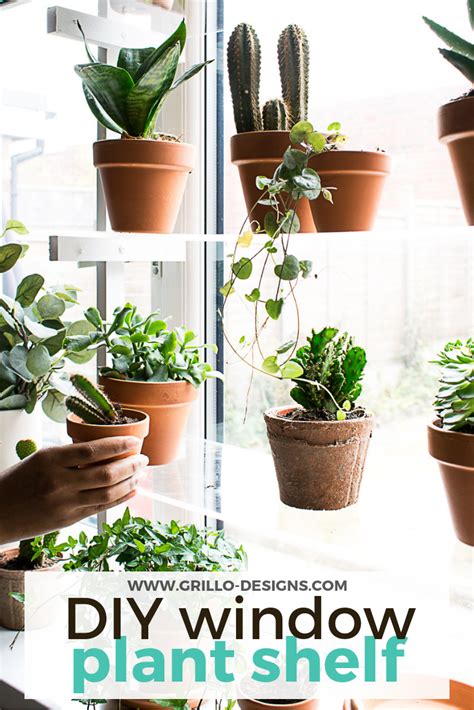 If you want indoor planters to place on the window then welcome to our online store. DIY Floating Window Plant Shelf Tutorial • Grillo Designs