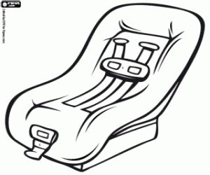 Baby drinkt uit fles bestelcode. Child car seat coloring page | Baby kindersitz, Kindersitz ...