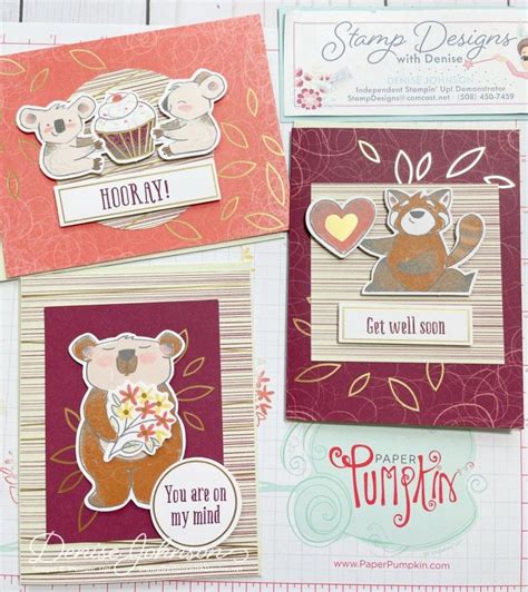 Stampin Up December 2020 Beary Comforting Paper Pumpkin Kit Alternative