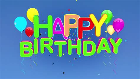 3d Animation Happy Birthday Wishes 3d Images