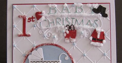 Pamscrafts Baby S 1st Christmas Card