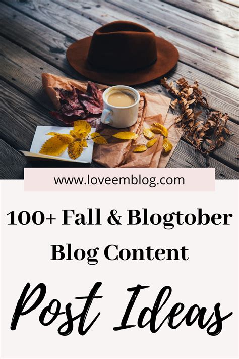 100 Fall And Blogtober Content Ideas Autumn Blog Post Ideas Fall