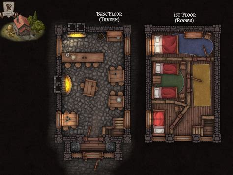 Tavern And Inn Timelapse Video Map Inkarnate Create Fantasy Maps Online