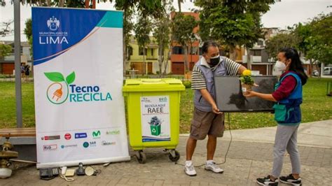 Chorrillos Vecinos Participaron En Campañas Tecnorecicla Lima Y Lima