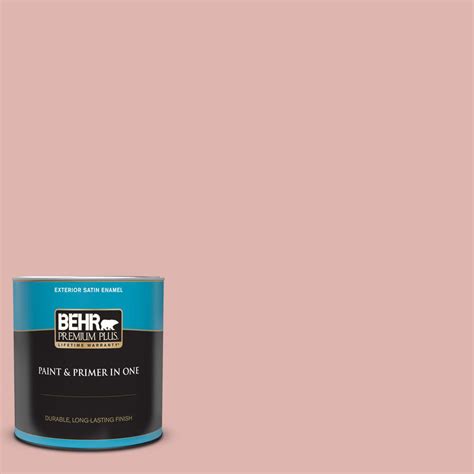 Behr Premium Plus 1 Qt S160 2 Pink Quartz Satin Enamel Exterior Paint