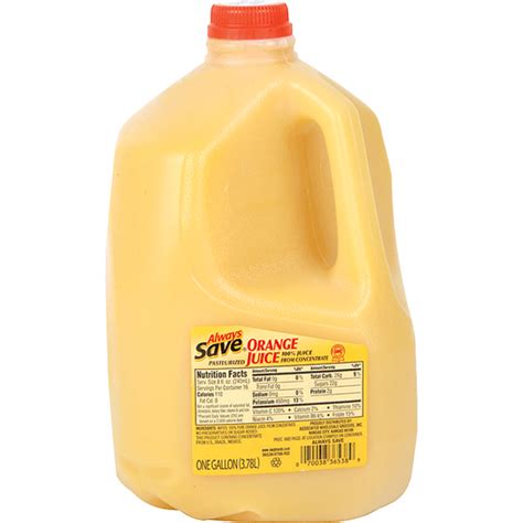 Always Save Orange Juice Ref Orange Sun Fresh