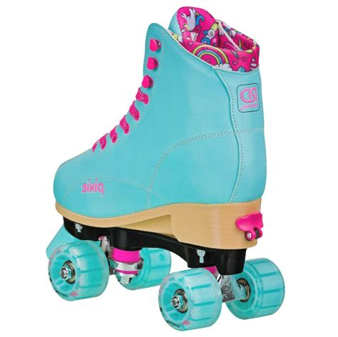 Roller Derby Blue Pink Roller Skates Girls Adjustable