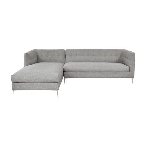 CB2 Holden Two Piece L-Shaped Sectional | 64% Off | Kaiyo