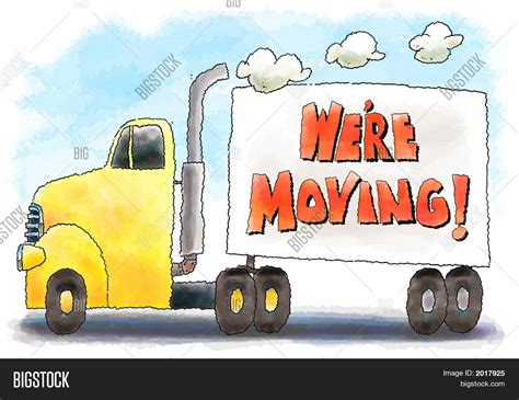 Moving Truck Image And Photo Free Trial Bigstock