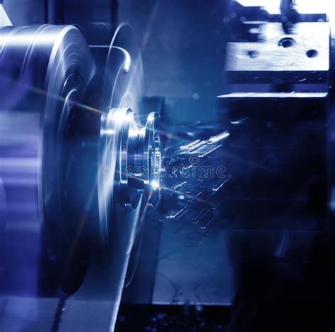 Metalworking Cnc Milling Machine Cutting Metal Modern Processing